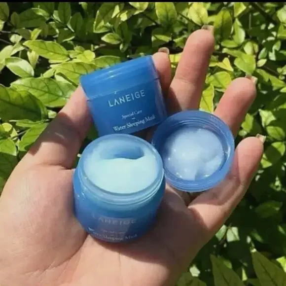 NIP Laneige Mini Water Sleeping Mask Brighten Hydrate Lotion Gel - Picture 3 of 4